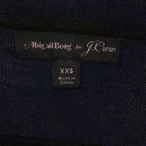 Abigail Borg for J. Crew women’s merino wool blue sweater blouse XXS office - Picture 7 of 9